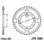 Reťazová rozeta JT JTR 1806-56 56T, 428